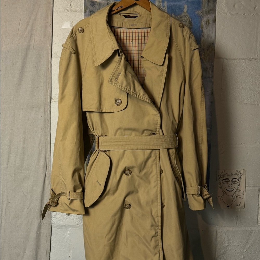 Vintage Lined Classic Trenchcoat